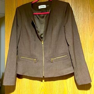 Calvin Klein suit jacket. Never worn. Really nice. Size 14